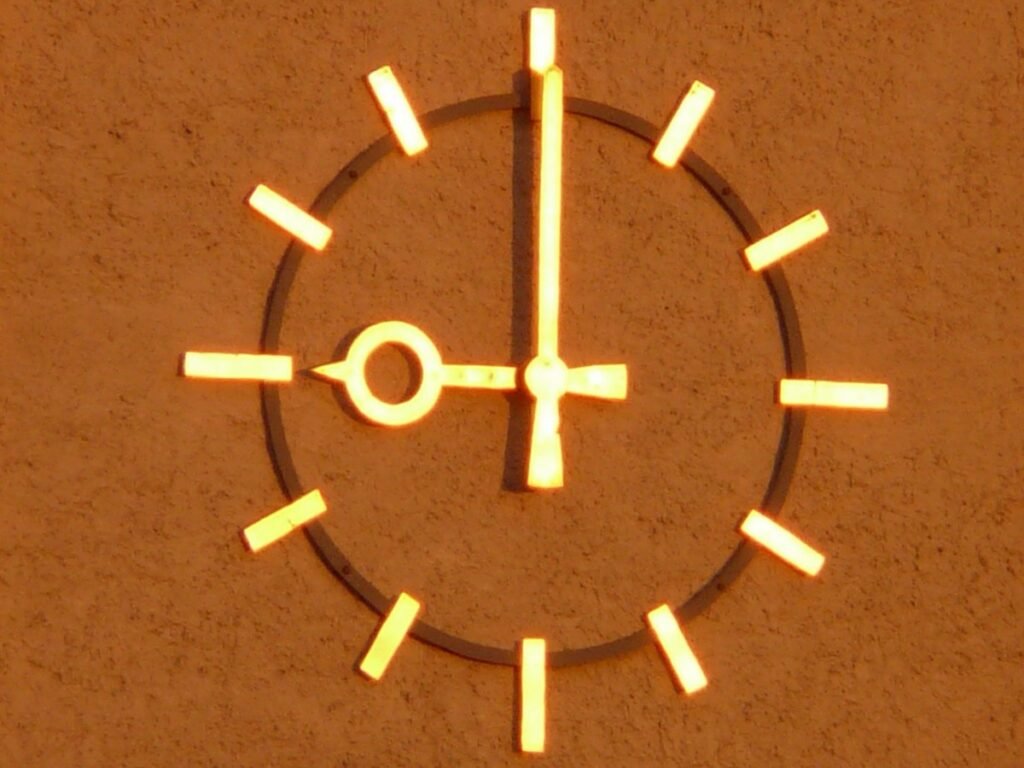 Simple wall clock face